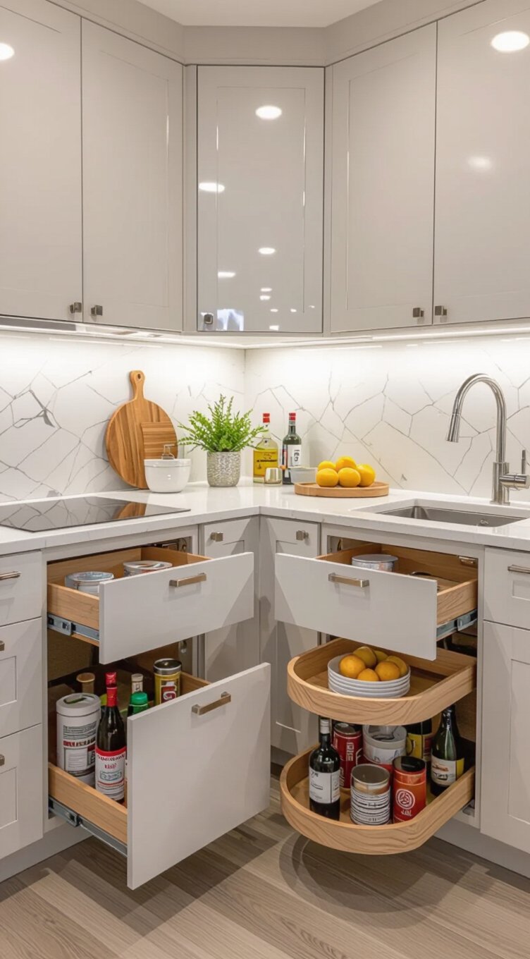maximize corners with smart storage
