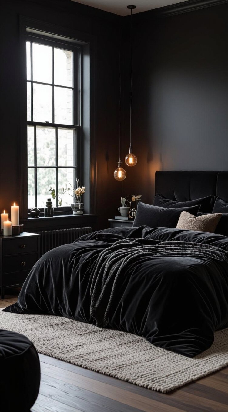 moody lighting and intimate textures