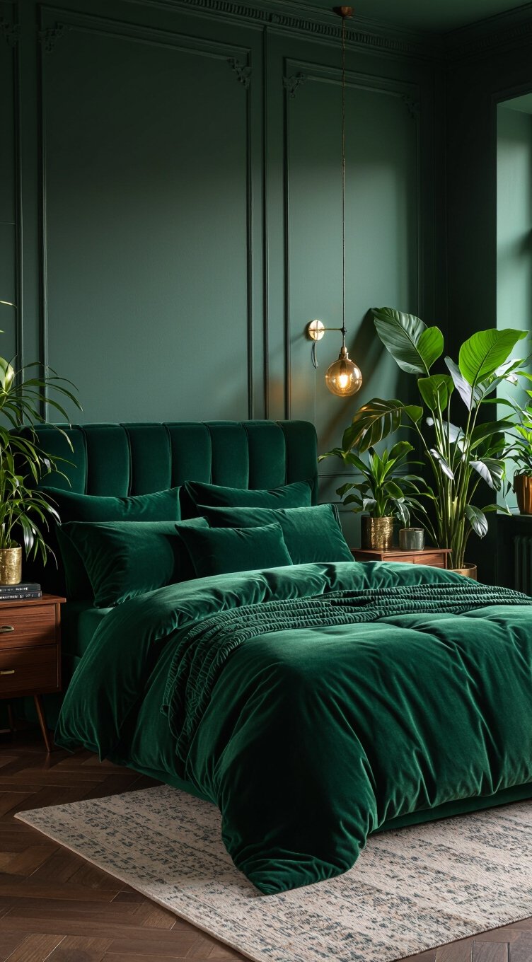 moody luxury with velvet and gold