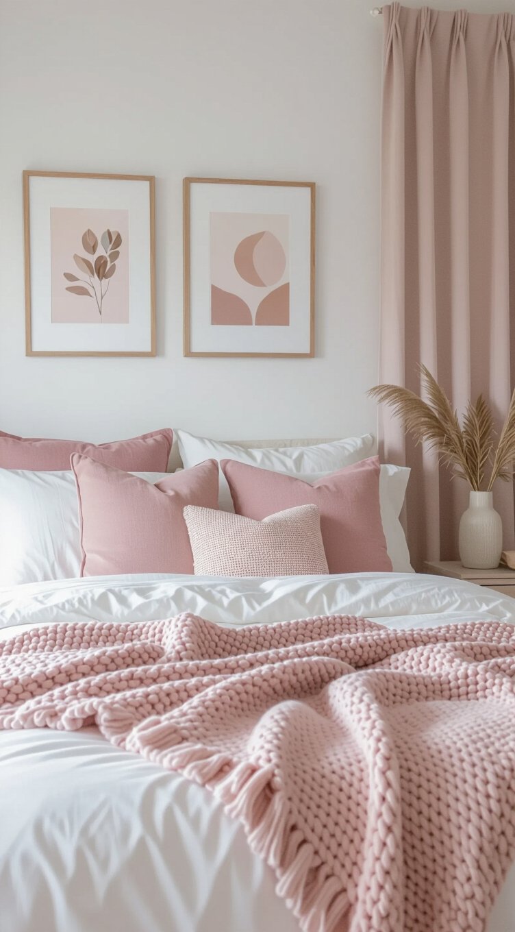 pink decor on a budget