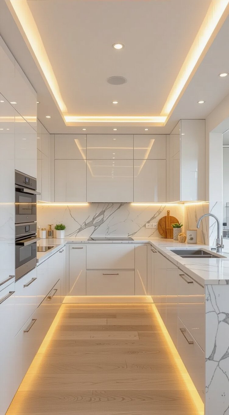recessed lighting for small kitchens