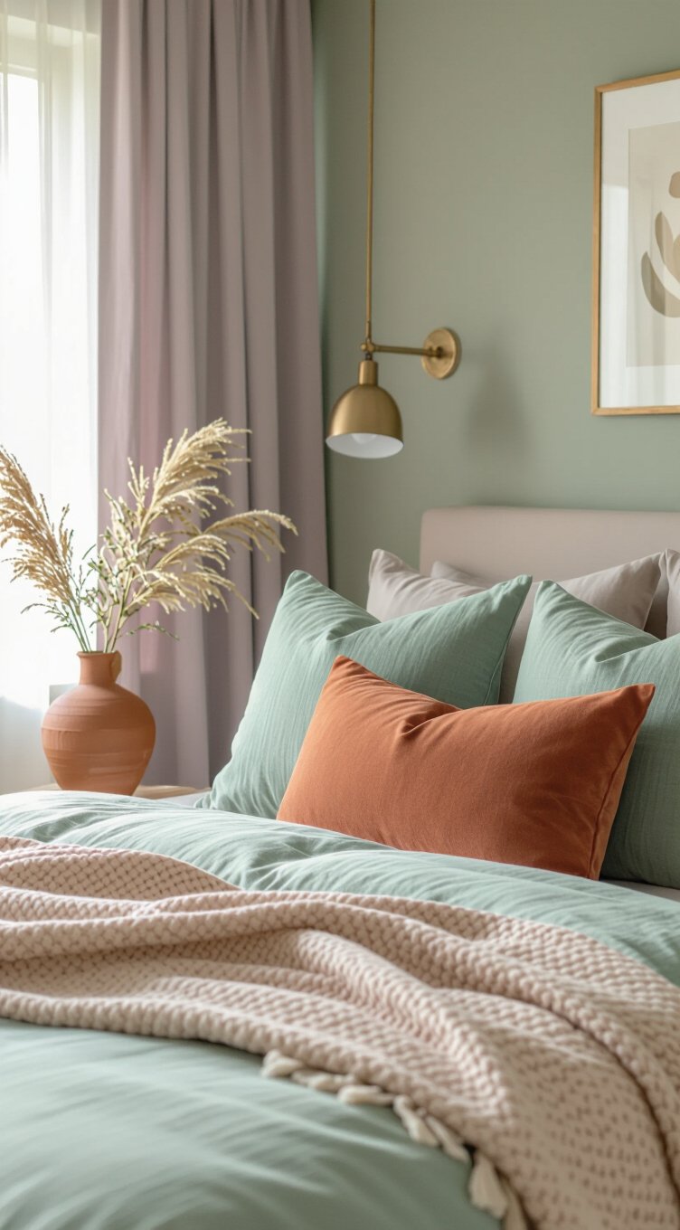 sage green accent hues