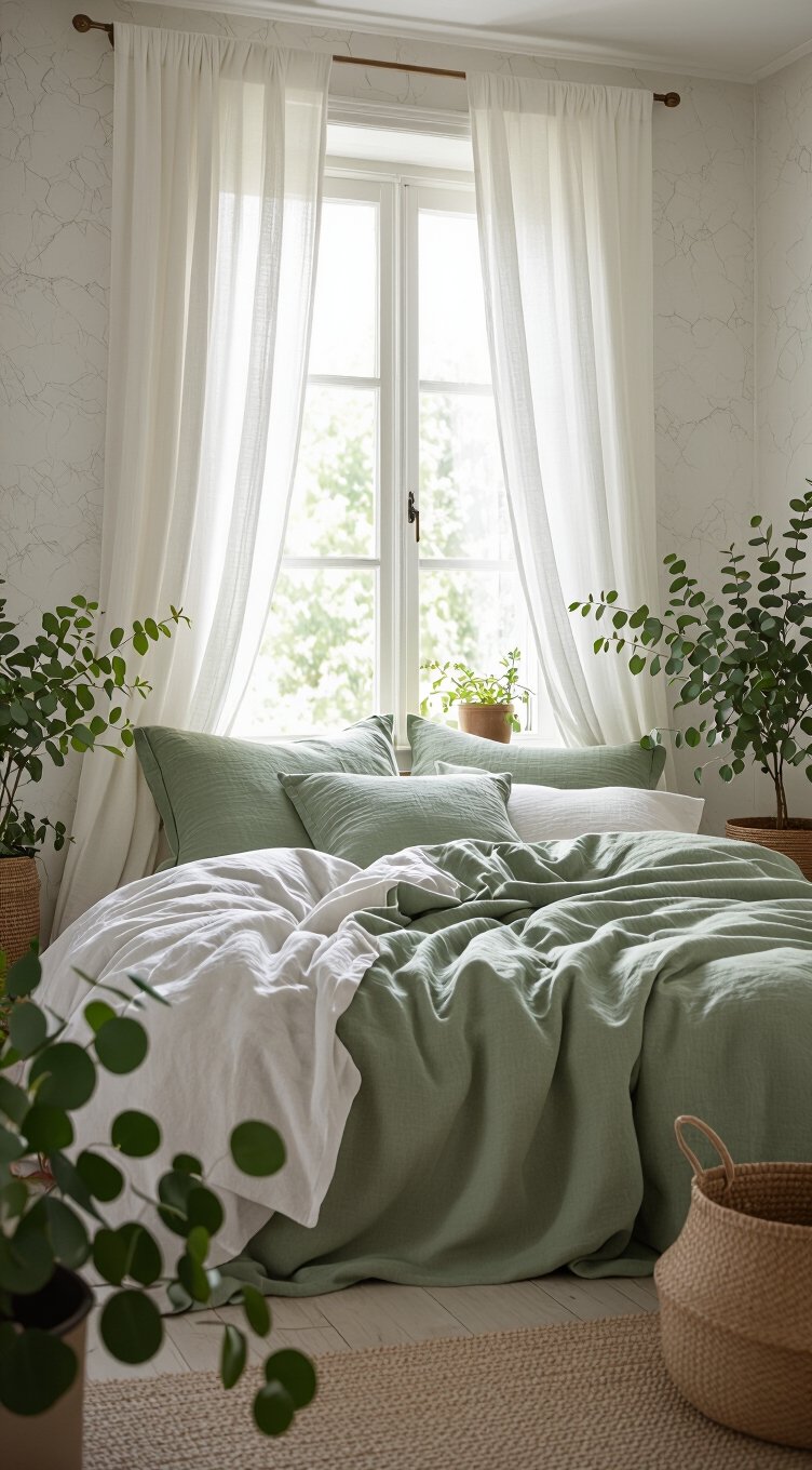 sage green white harmony