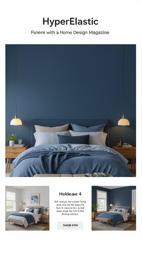 serene blue bedroom ideas