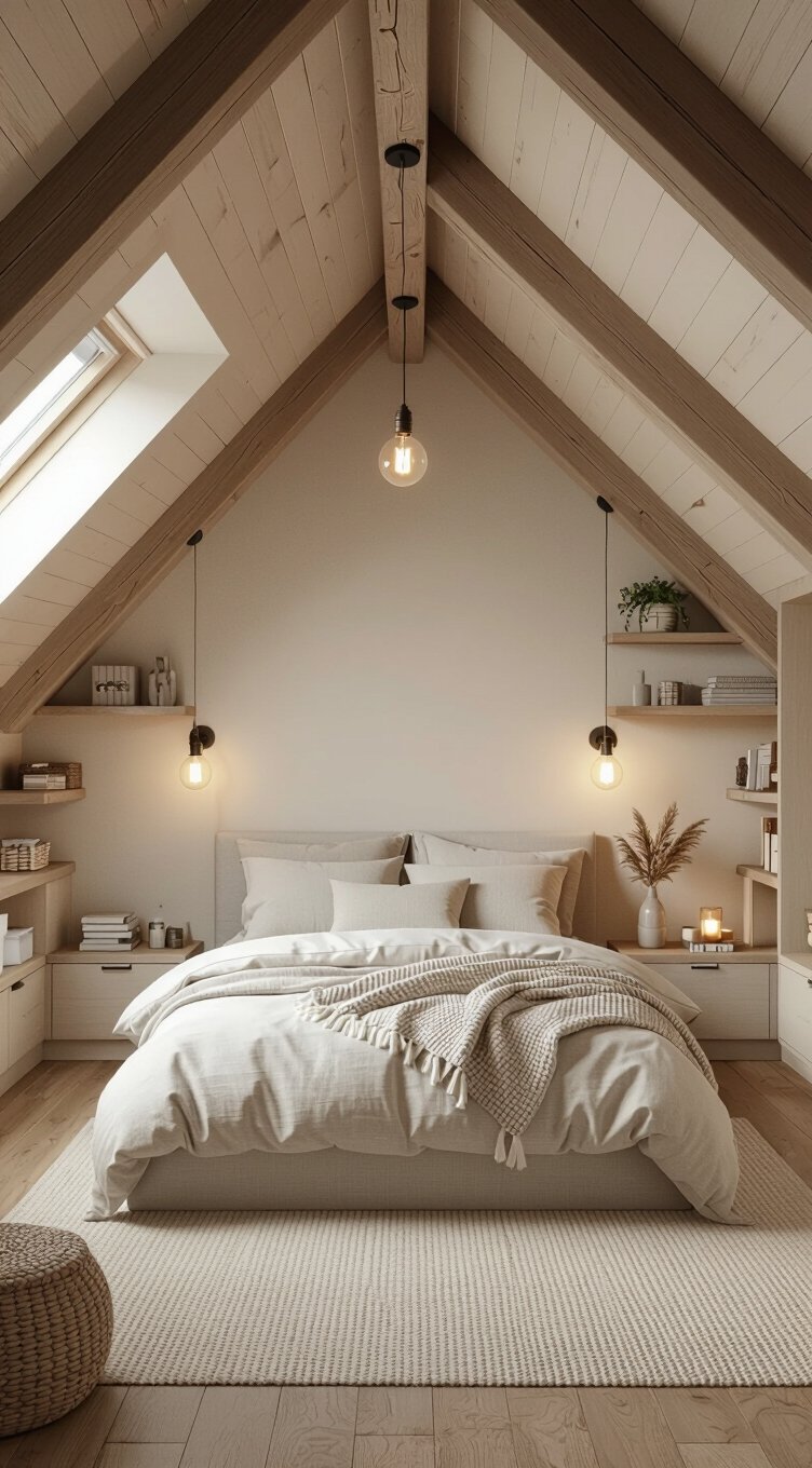 smart attic furniture placement