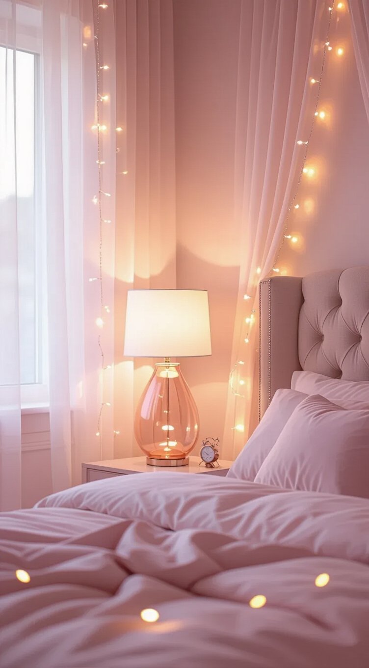 soft pink ambient glow