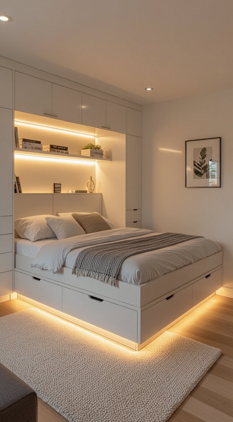 storage savvy bed frame solutions