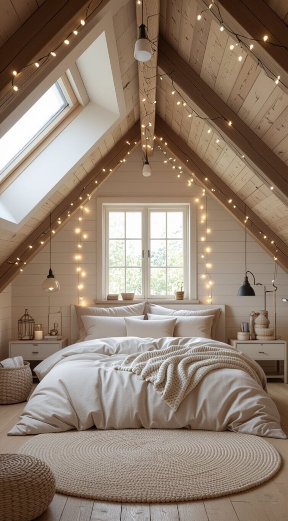 stylish attic bedroom designs