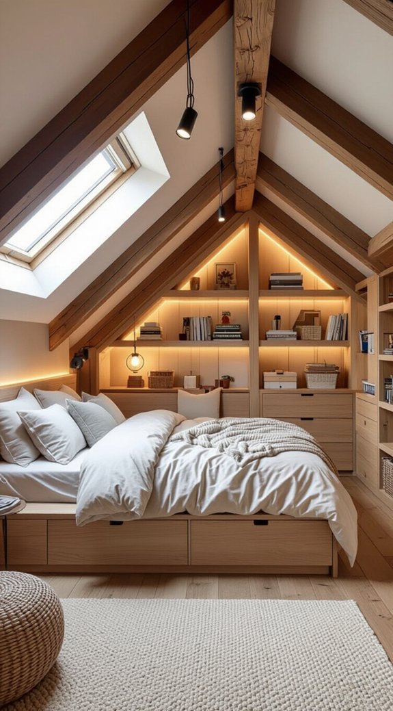 stylish cozy attic bedrooms