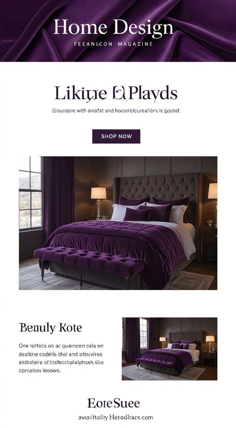 velvet texture layering in purple