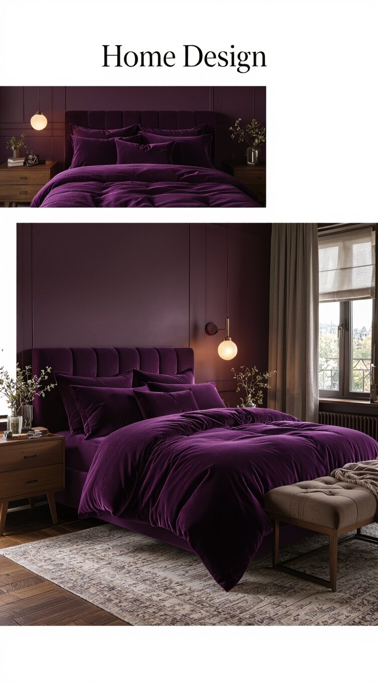 violet and wood harmony