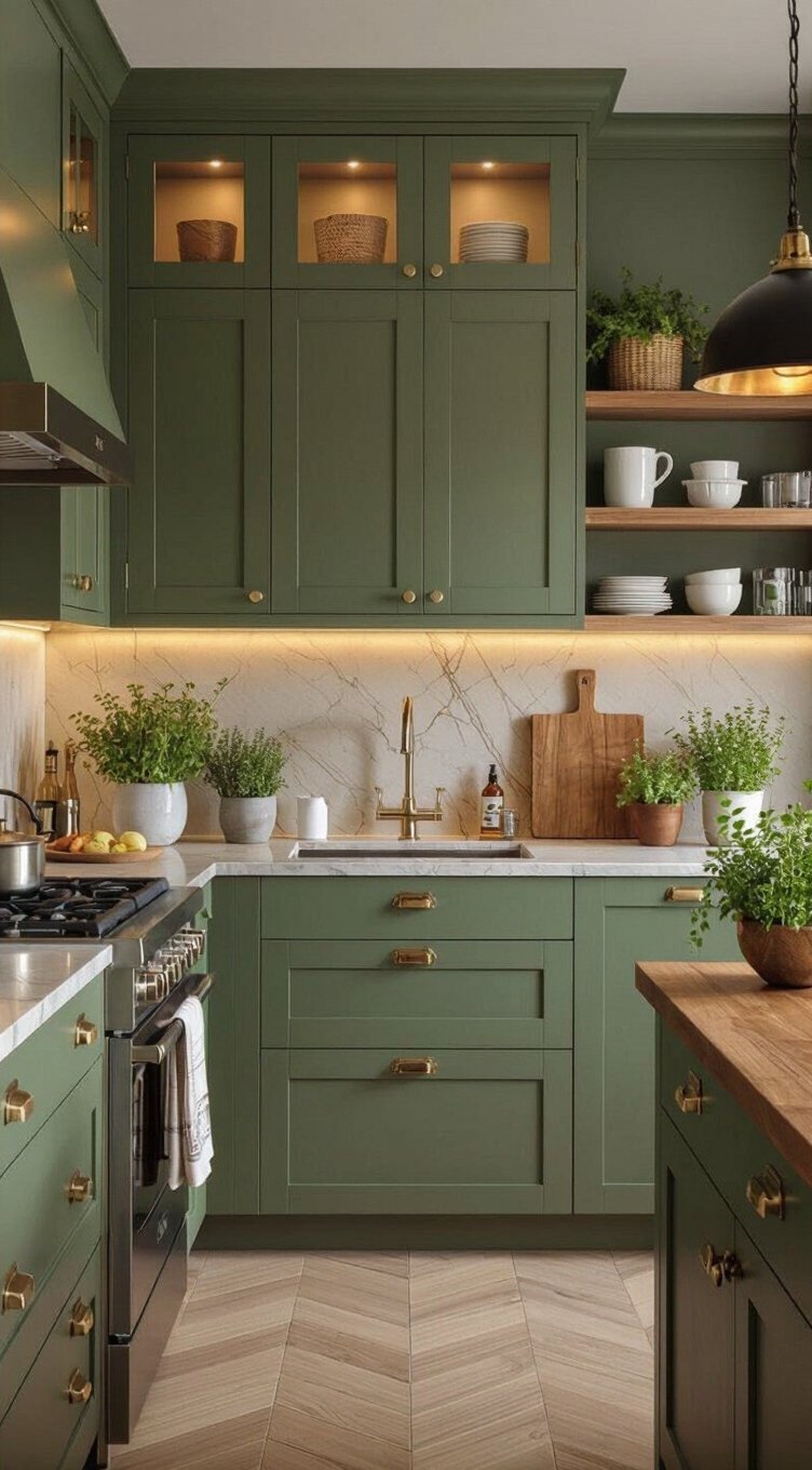 best green kitchen paint choices