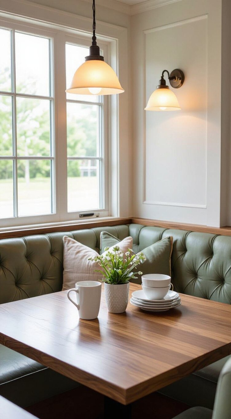 corner booth dining nook