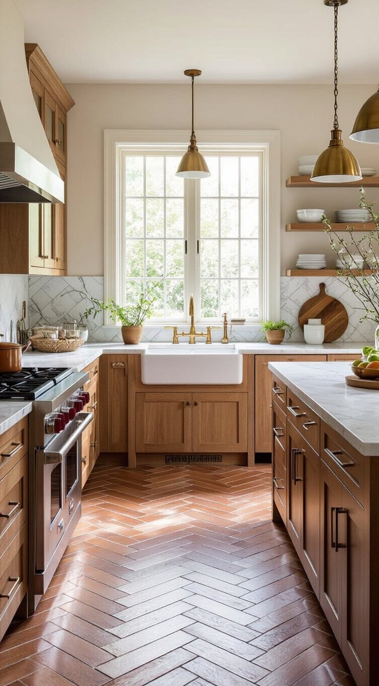 durable small kitchen floors