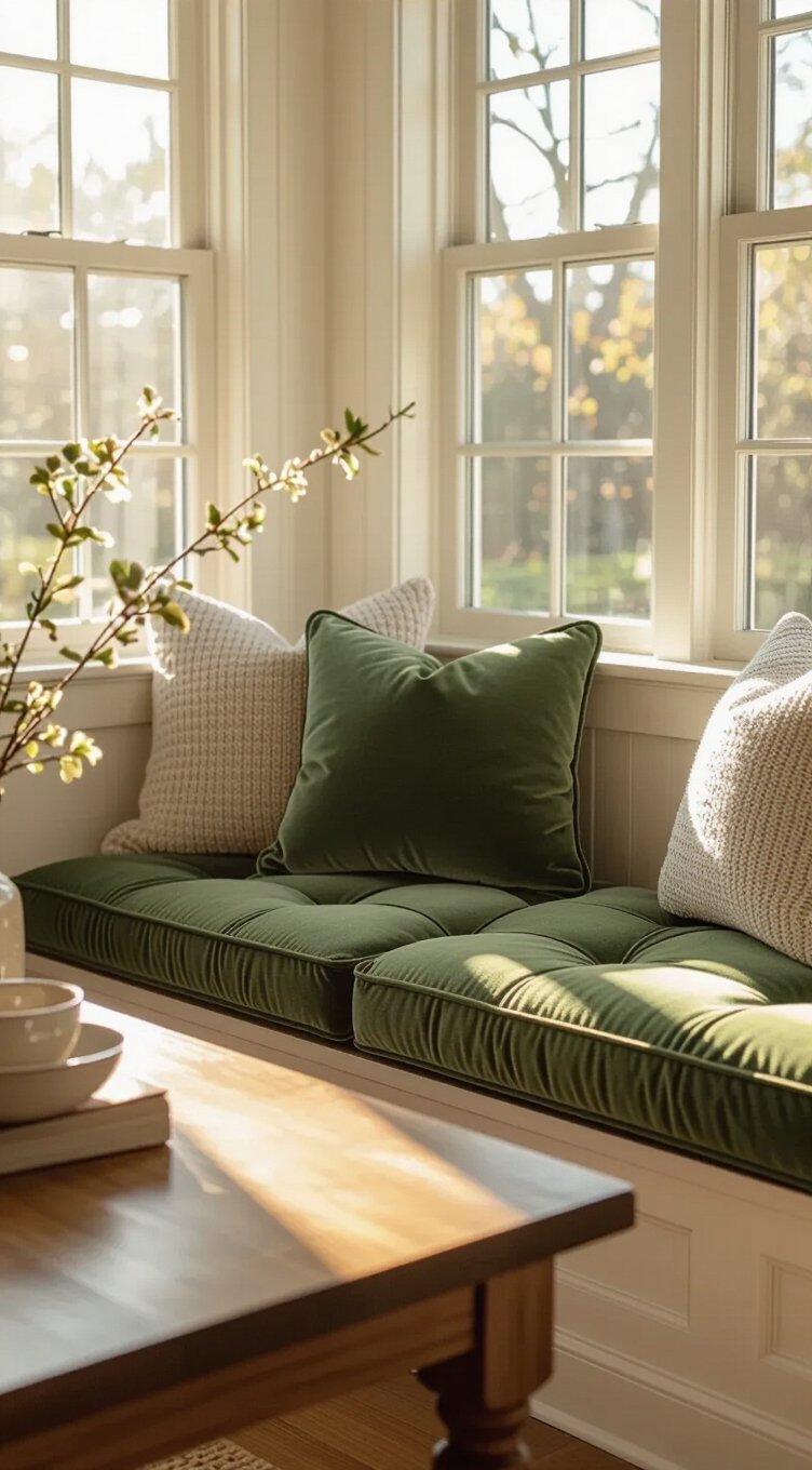 durable washable non slip bench cushions