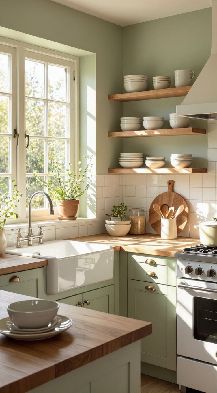 earthy elegance with sage green