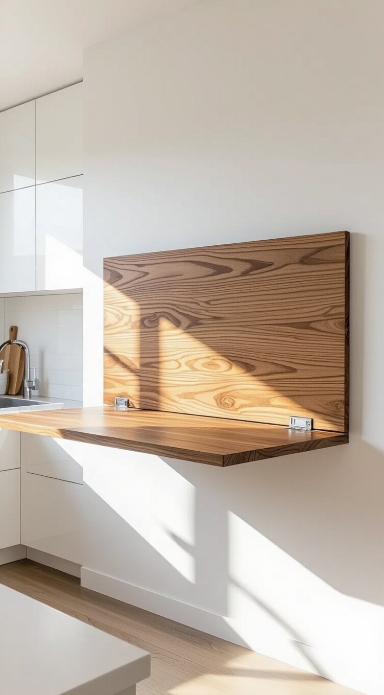fold down wall mounted kitchen tables