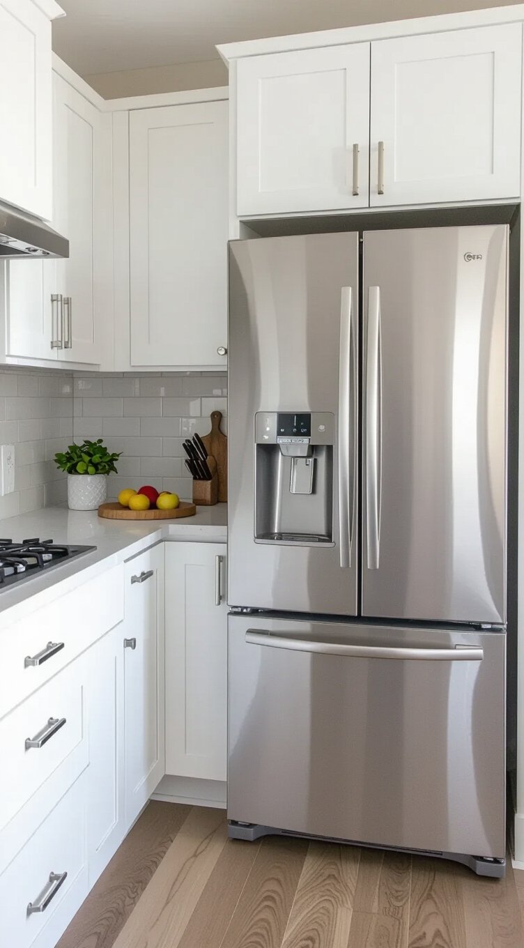 fridge placement for flow