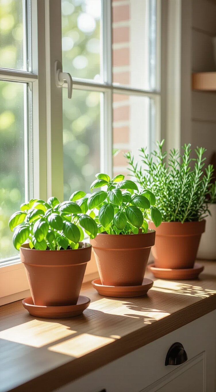 indoor small kitchen herb gardens