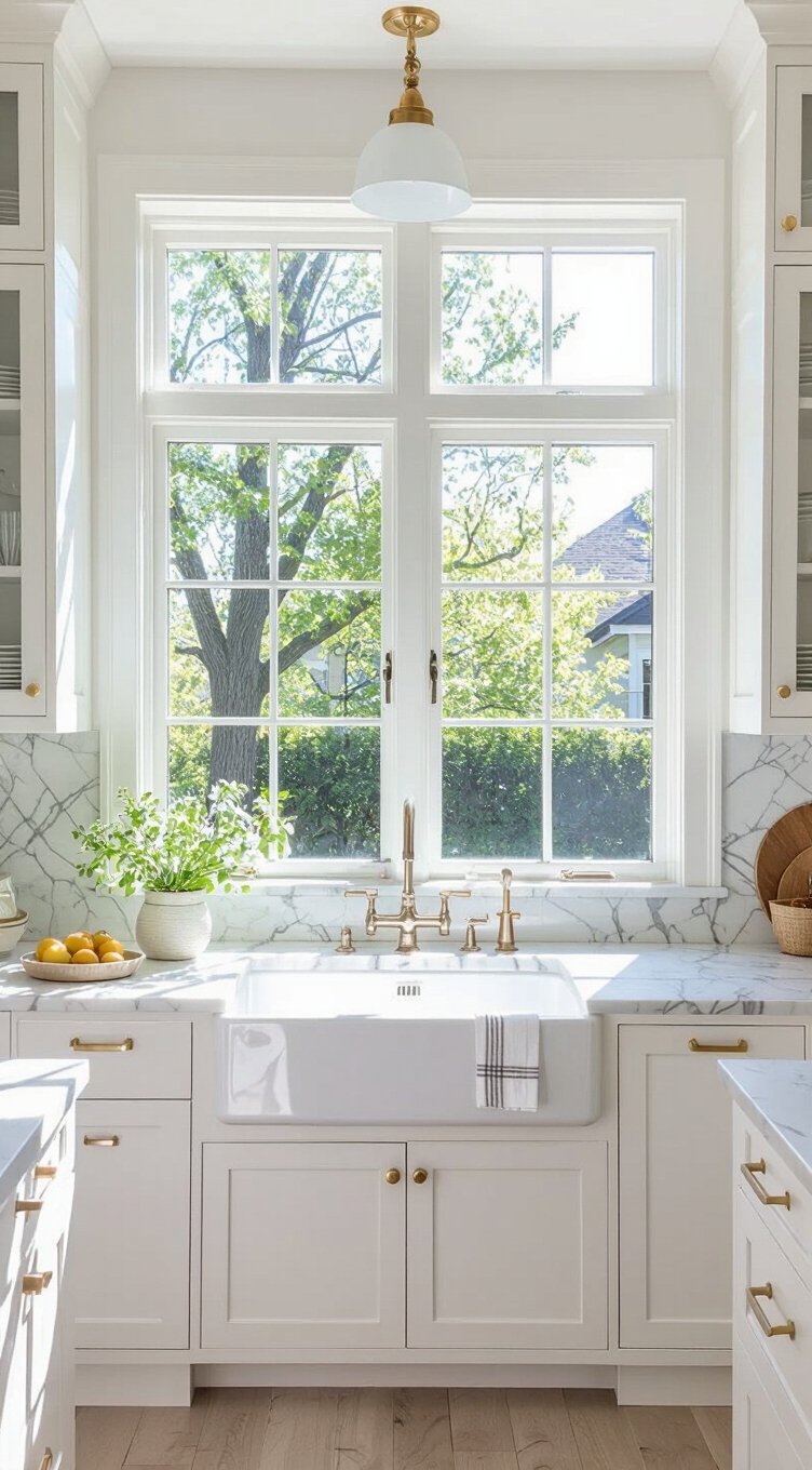 larger windows for small kitchens