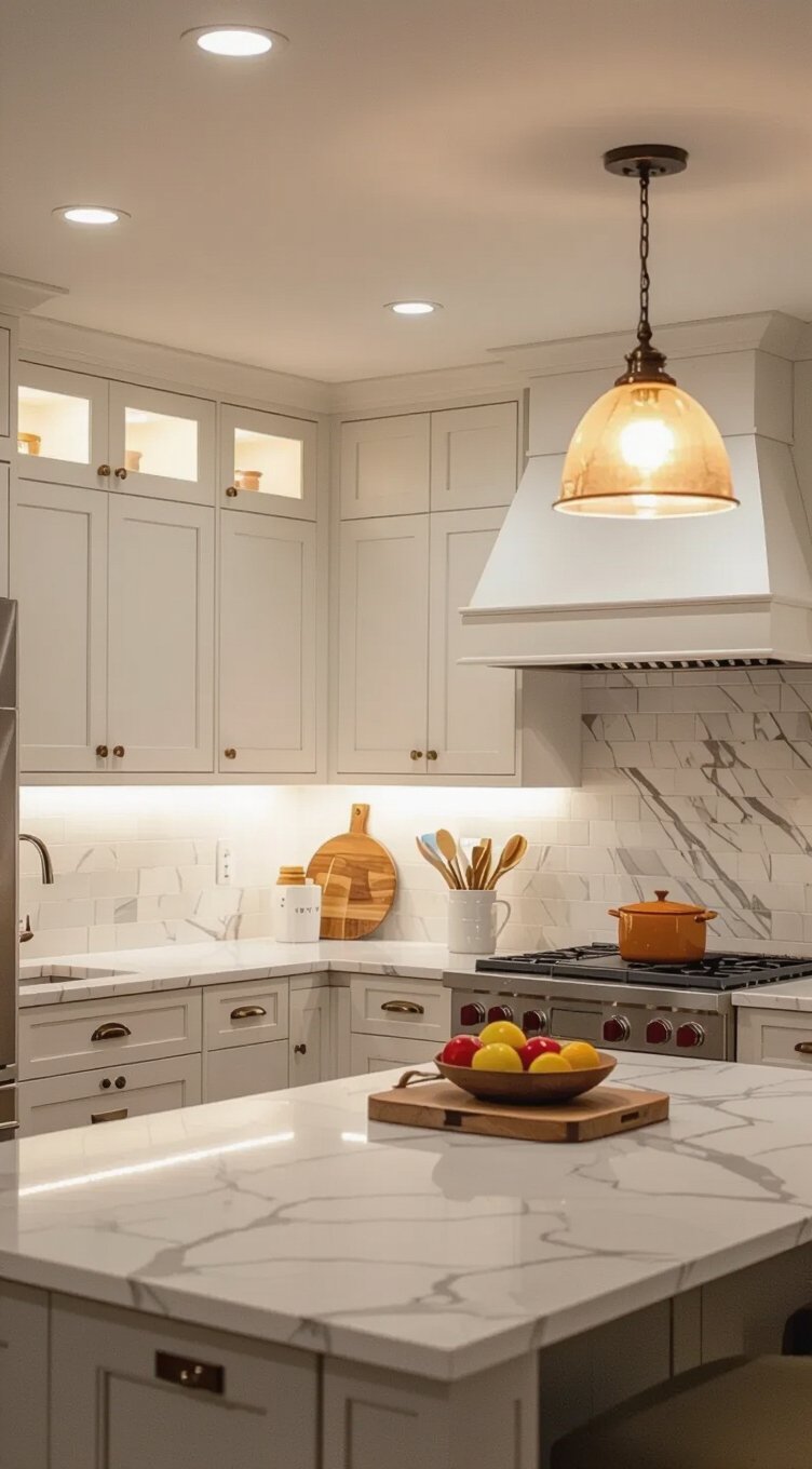layered lighting mimics natural daylight
