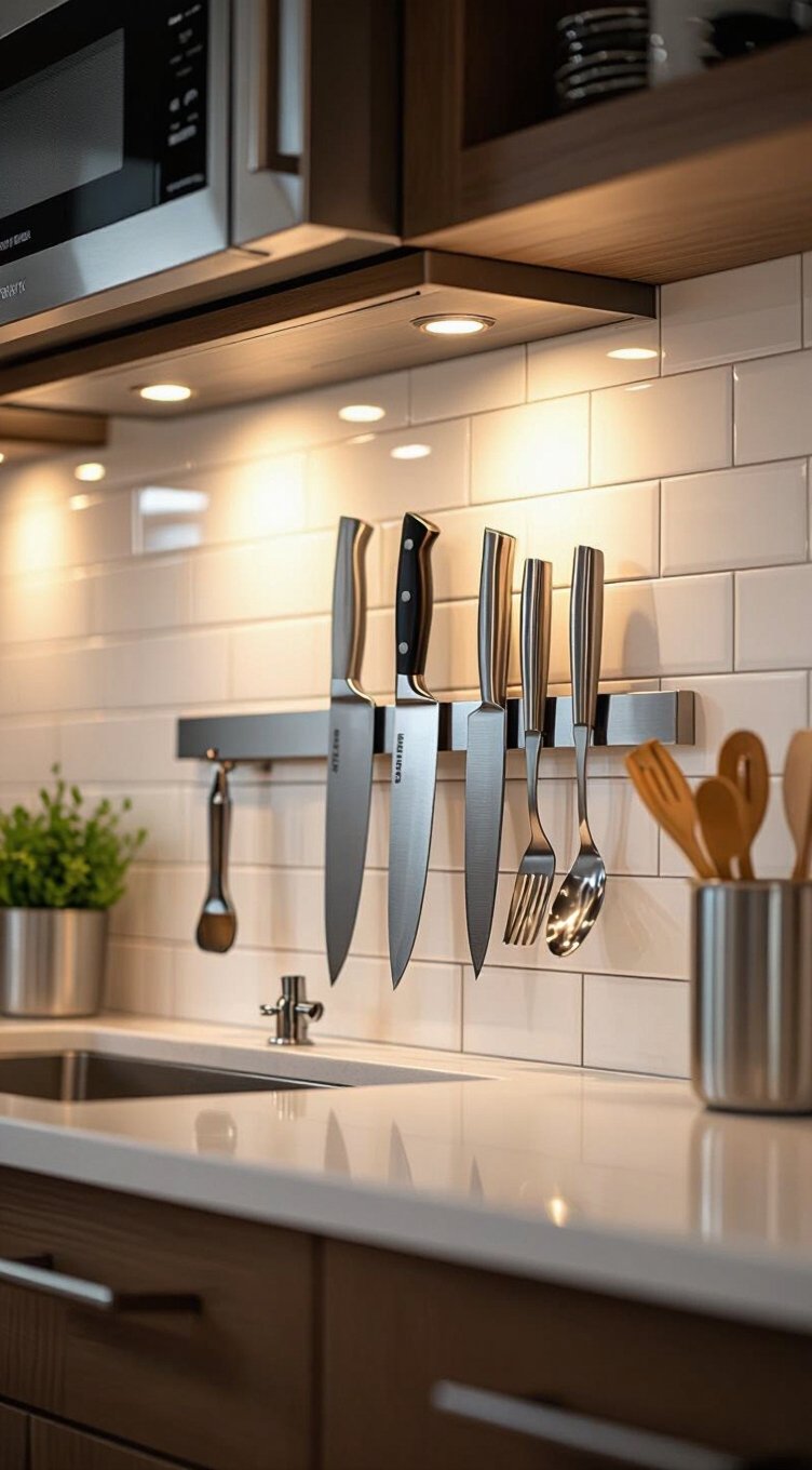 magnetic strip wall mount
