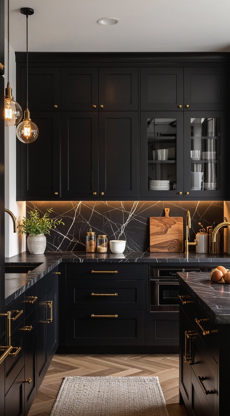 matte black bold statement