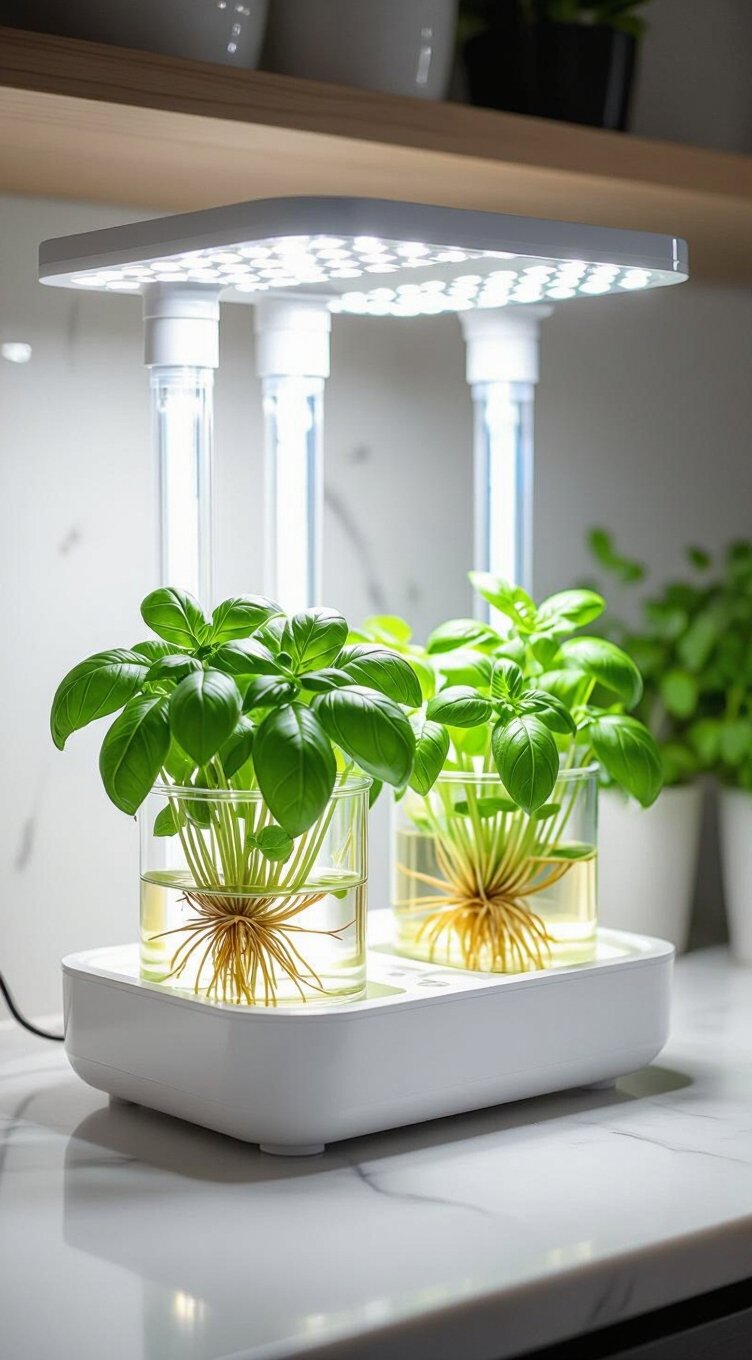 no mess indoor herb garden