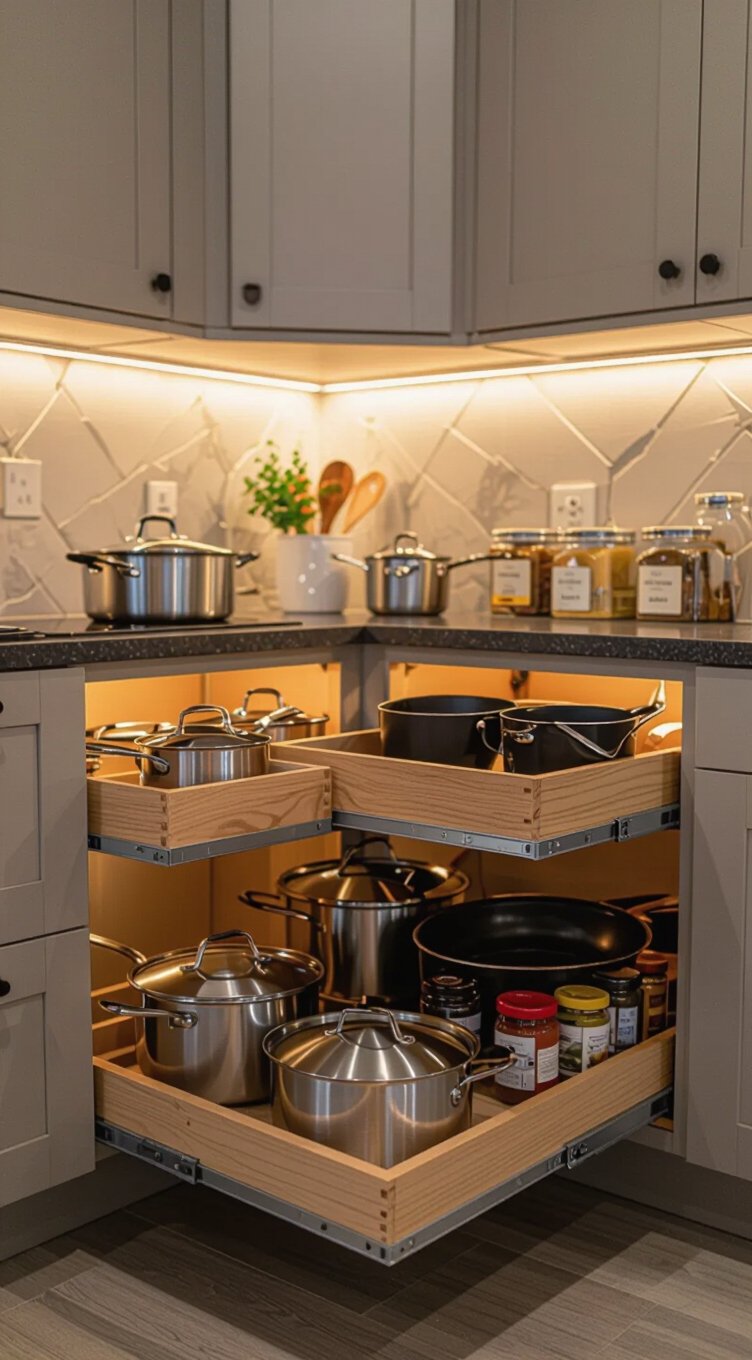 pull out drawer organization solutions