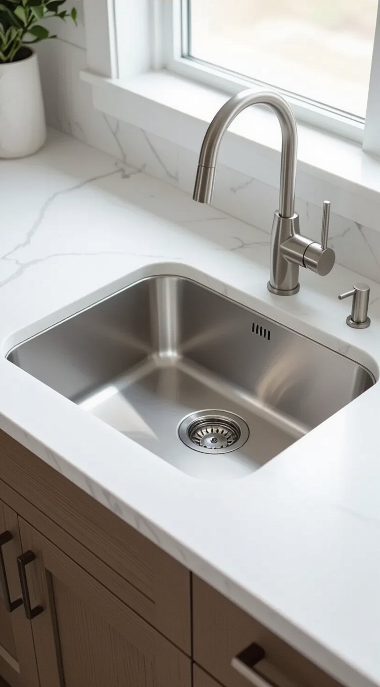 single bowl undermount sinks