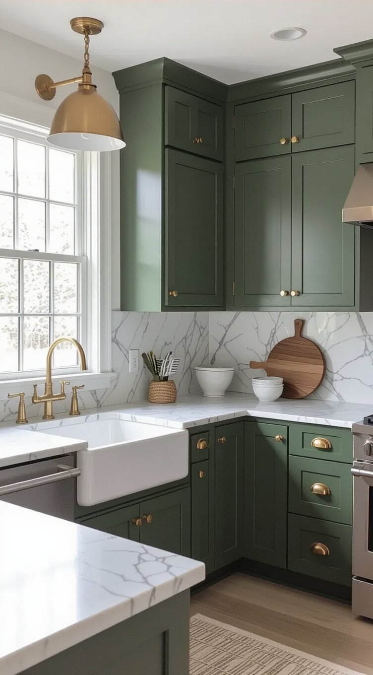 two tone green visual expansion