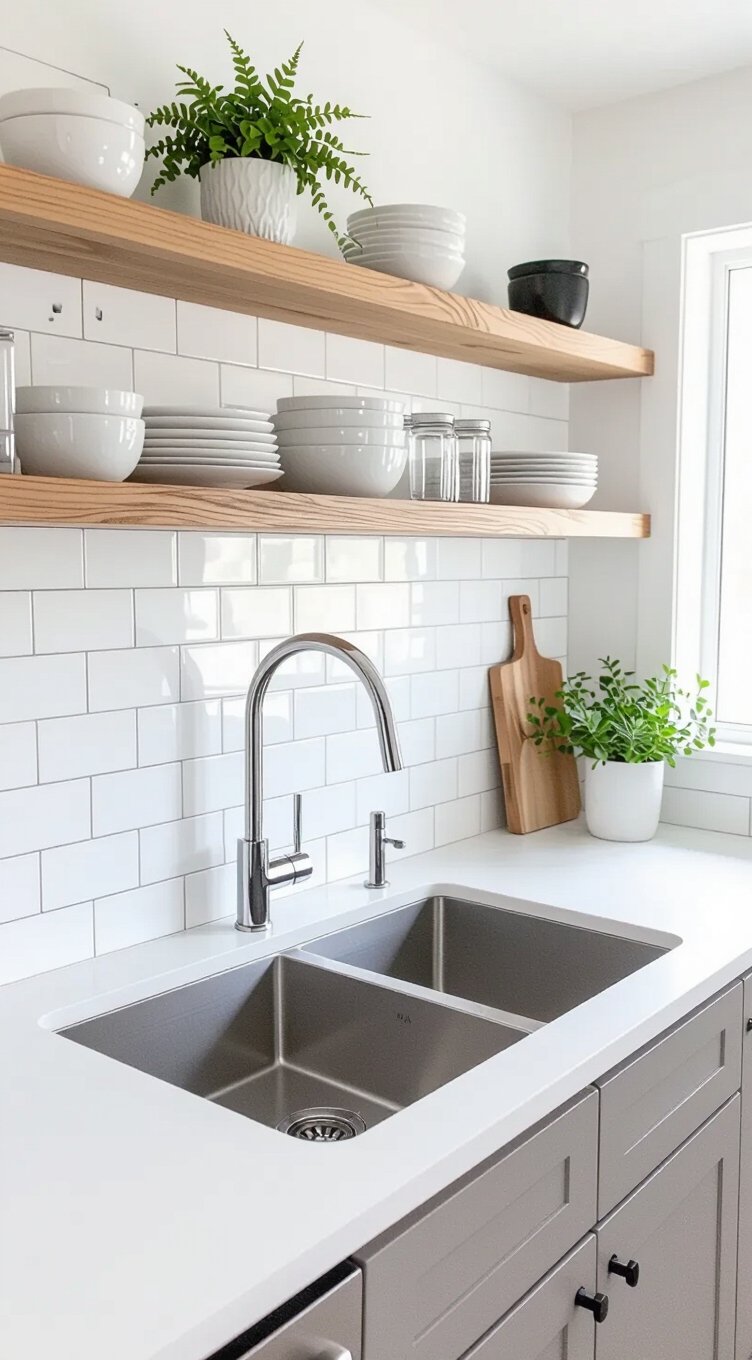 wall mount sinks save space