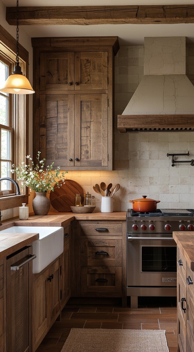weathered reclaimed wood character